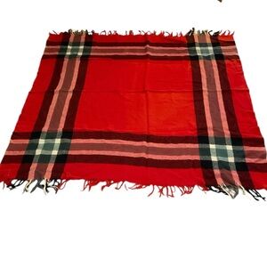 Troy Robe 100% wool throw blanket 52x52
